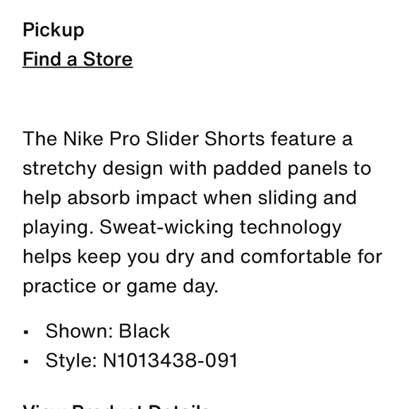 Nike Pro boys slider shorts. Size large - Picture 5 of 5